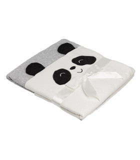 Manta Reversible de 100% Algodón Pima | Colección Sir Panda