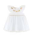 Vestido Blanco con Tul | Colección Little Butterfly